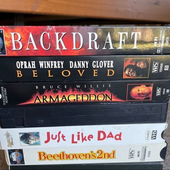 Vintage Lot of 6 VHS Movies Mixed Genres - Picture 3 of 8